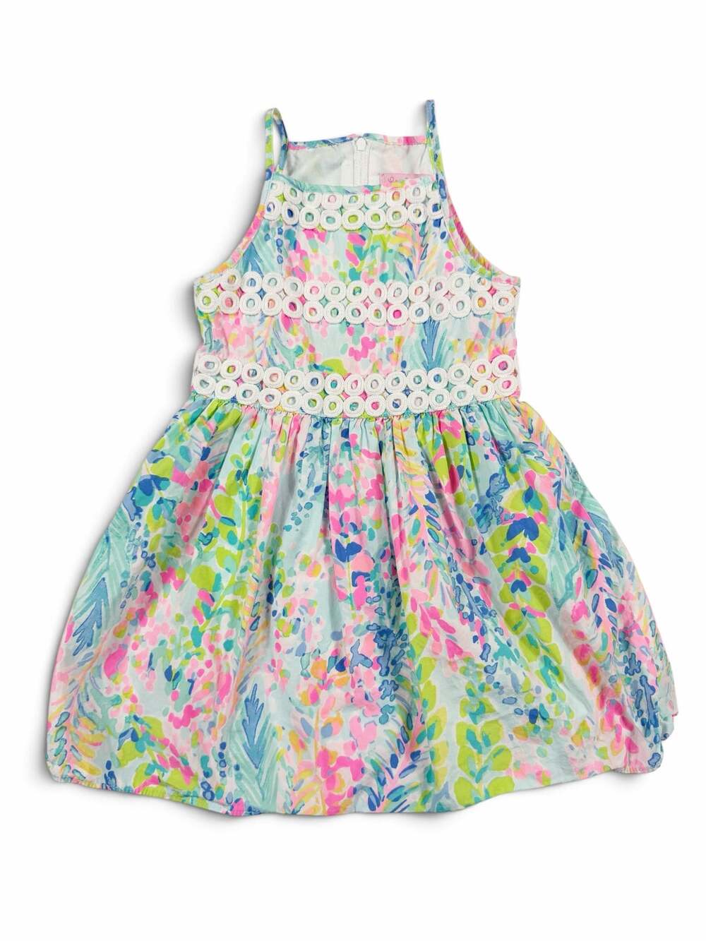 Lilly Pulitzer Girls Elize Dress Catch the Wave Size 5